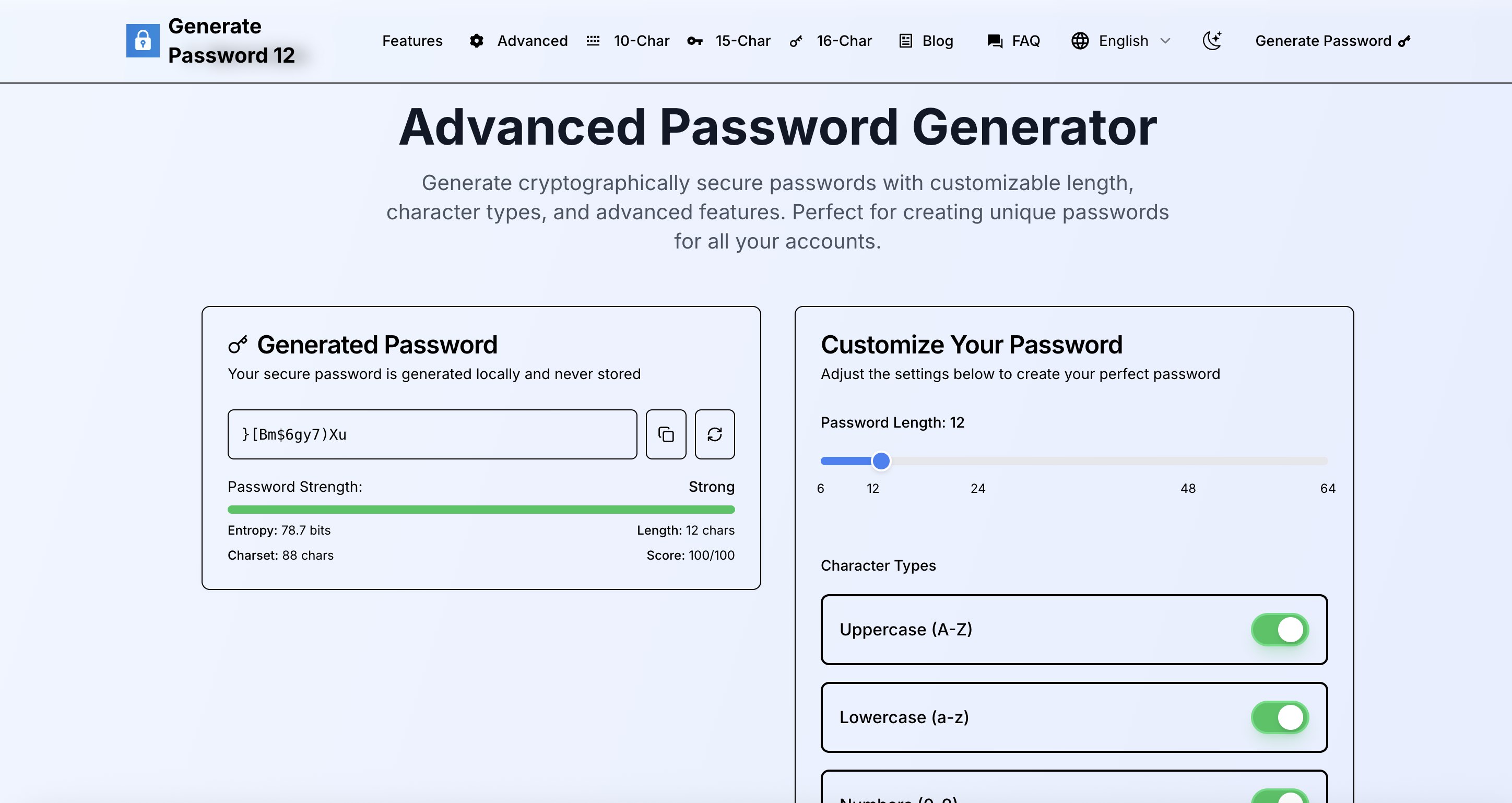 GeneratePassword12.org 