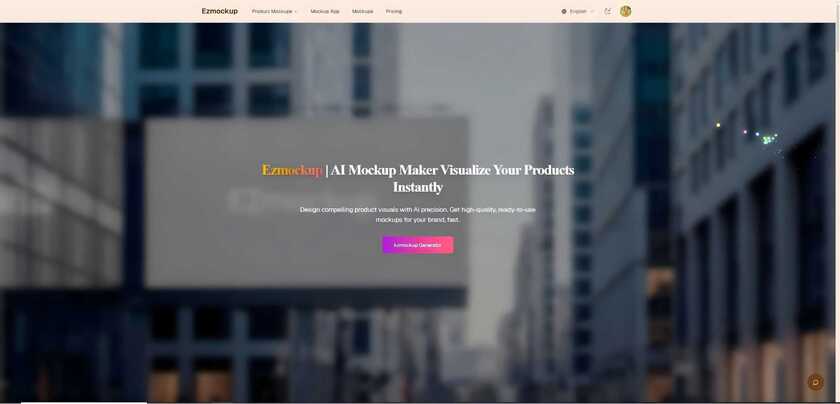 Ezmockup Landing Page