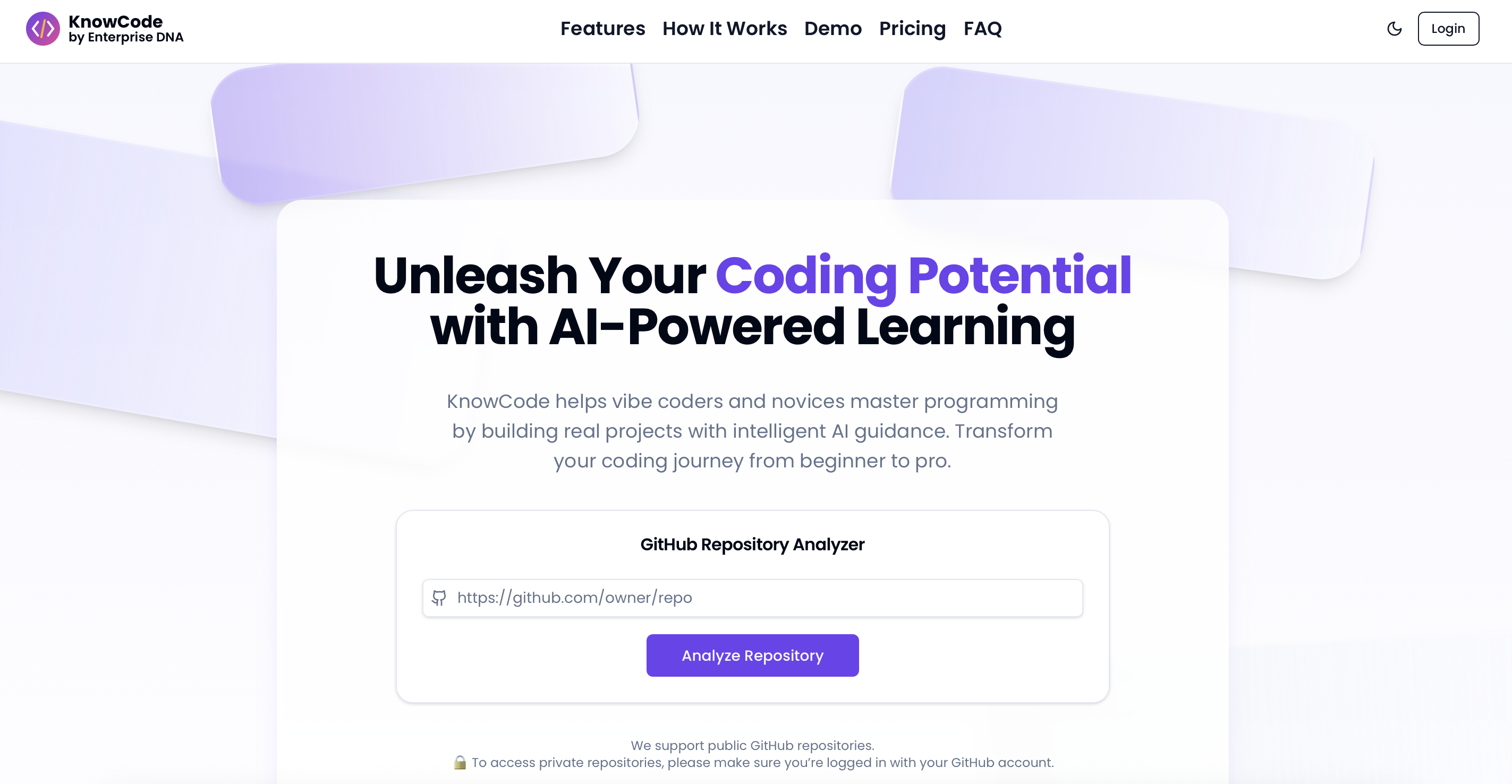 KnowCode.co KnowCode Landing Page
