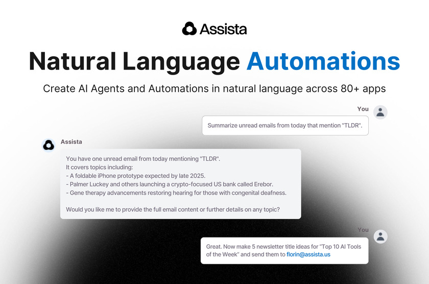 Assista AI Landing Page