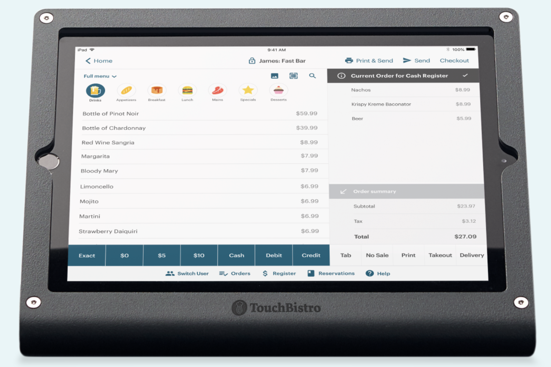 TouchBistro Restaurant Point of Sale Software