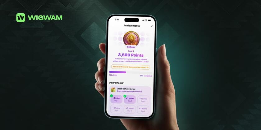 Wigwam App Landing Page