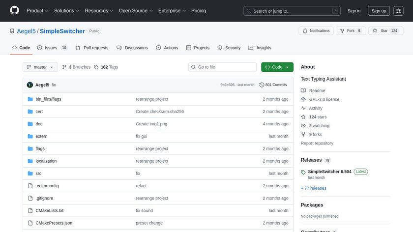 SimpleSwitcher Landing Page