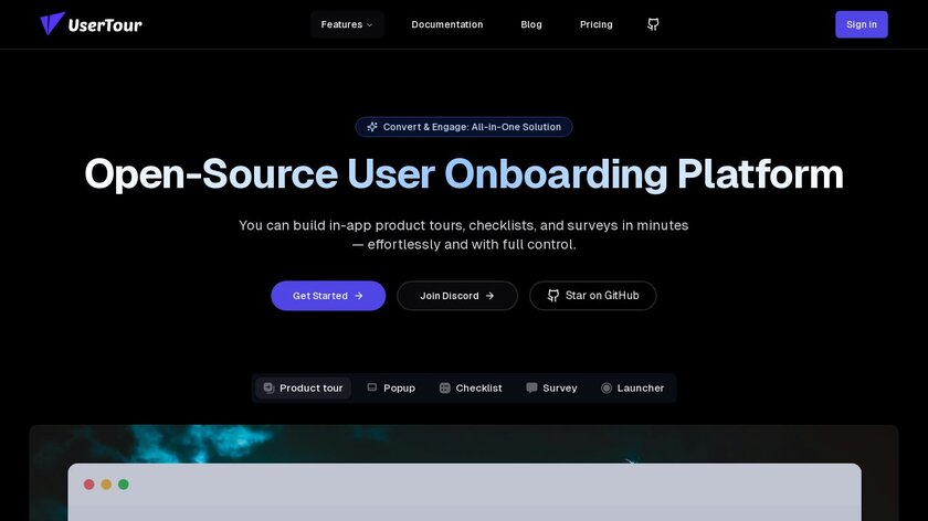 Usertour Landing Page