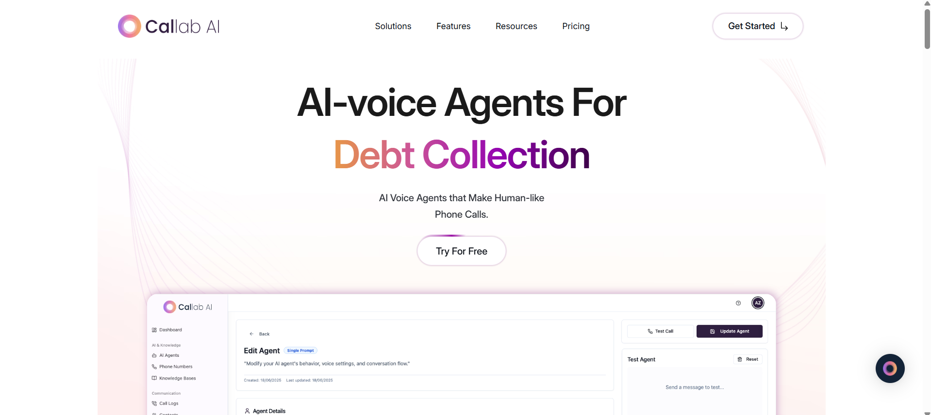 Callab.ai website