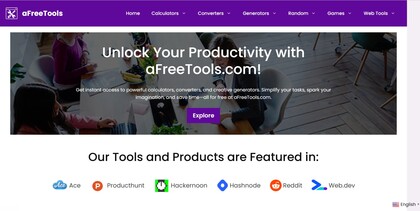 aFreeTools screenshot