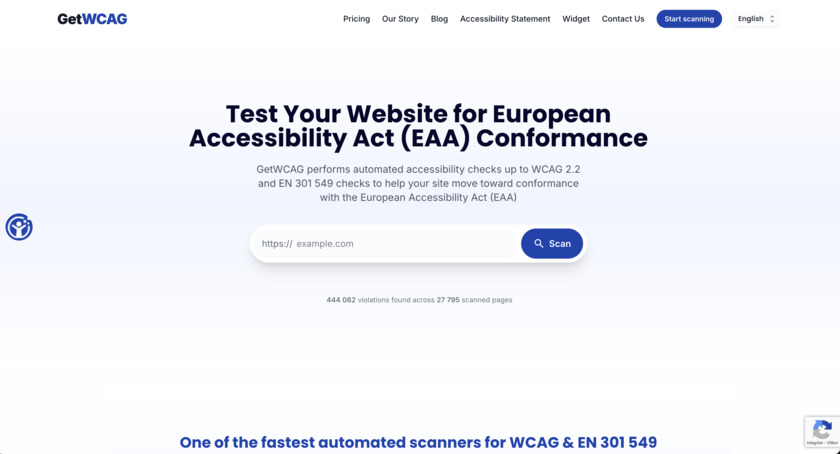 GetWCAG Homepage