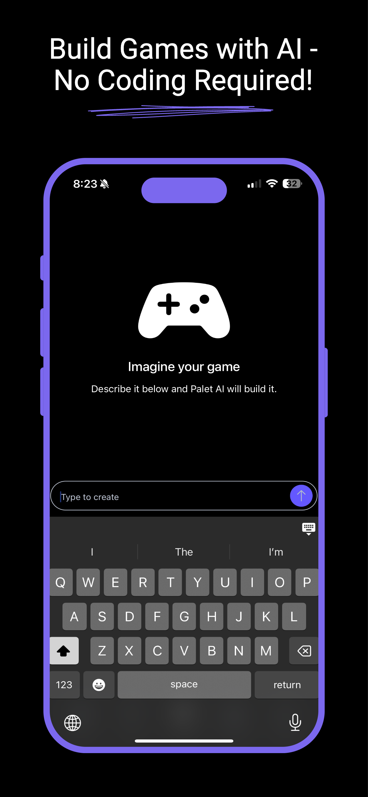 PaletAI Bulid games with AI - no coding required