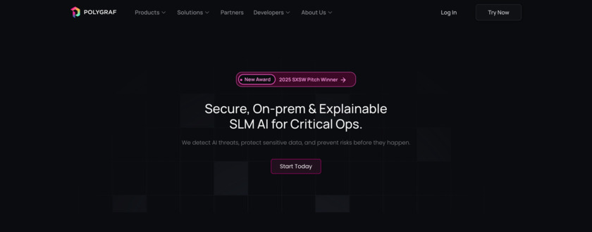 Polygraf.ai Landing Page
