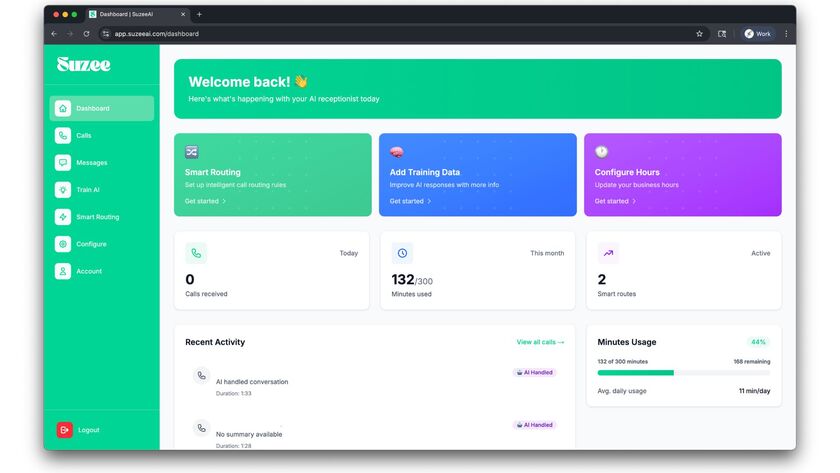 Suzee AI Landing Page