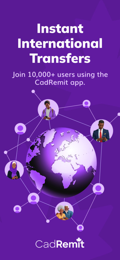 CadRemit Landing Page