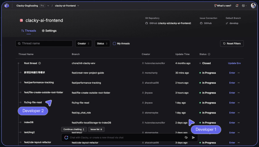 ClackyAI Landing Page