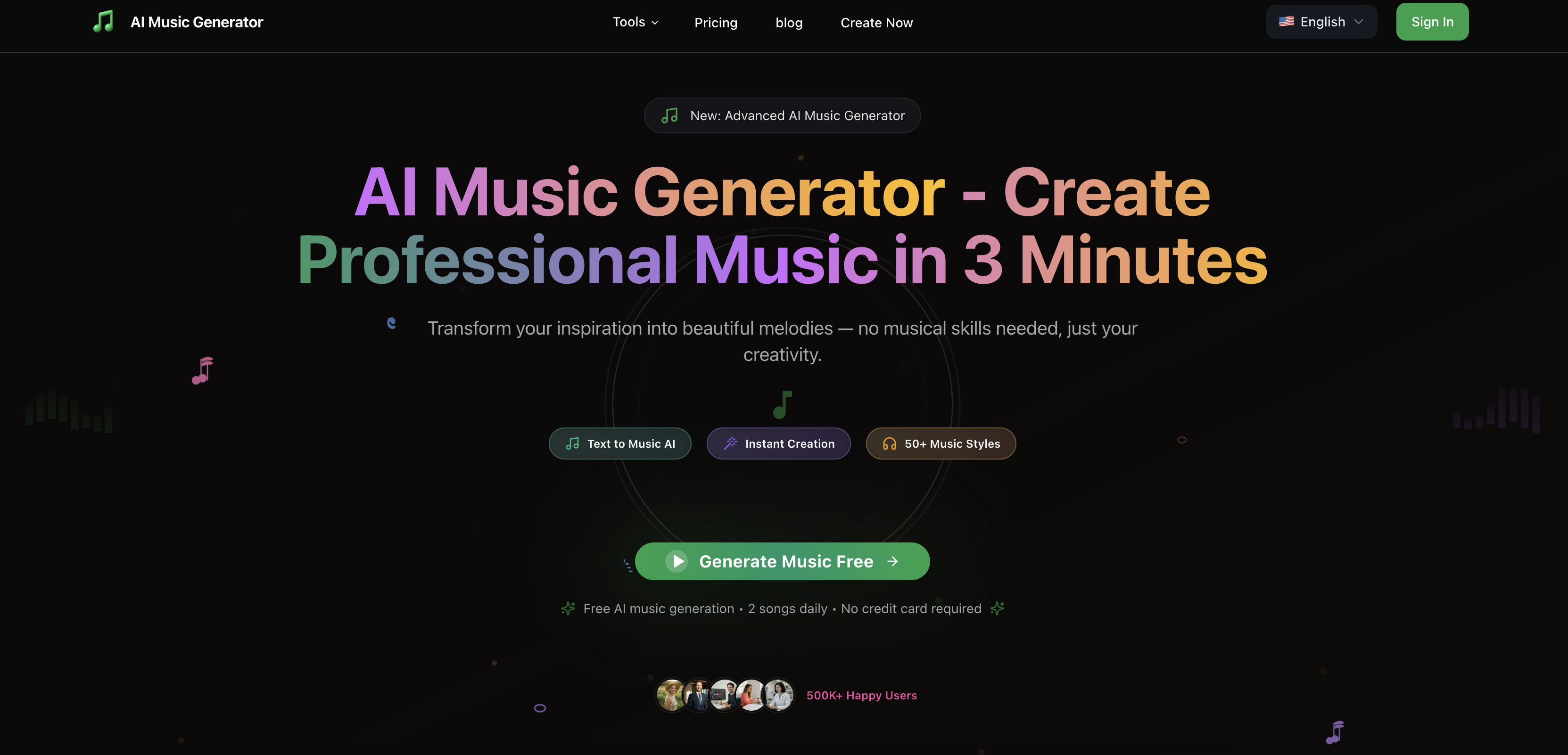 MusicGeneratorAI.io 