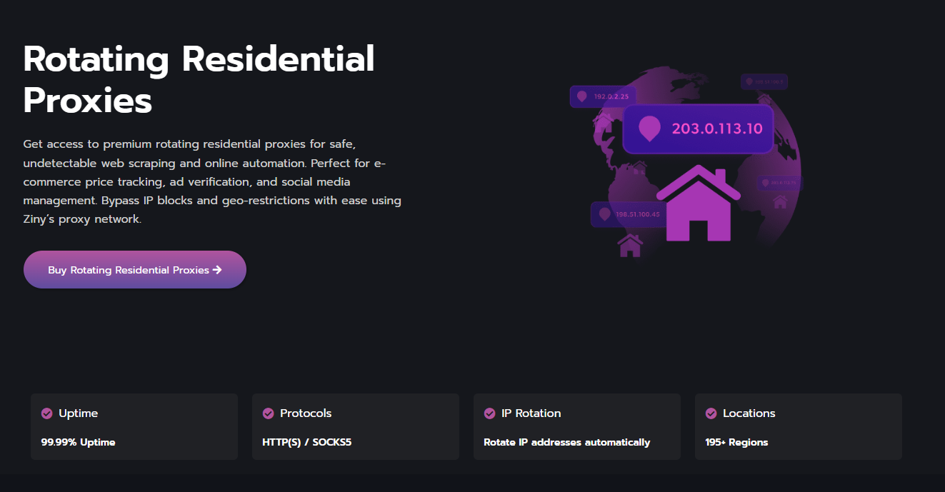 Ziny Residential Proxies 