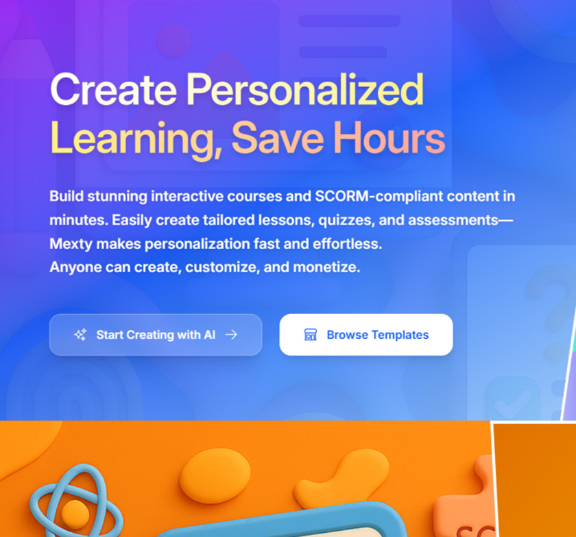 MEXTY.AI Landing Page