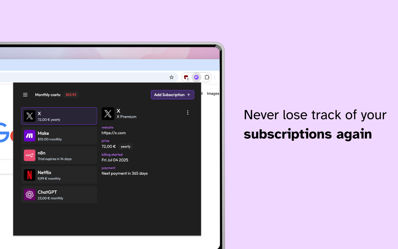 Trialguard App Dashboard