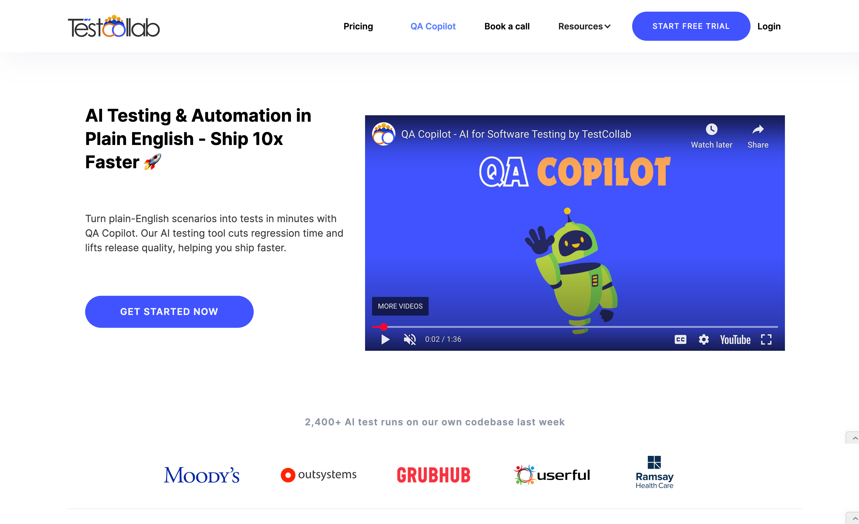Test Collab QA Copilot by Test Collab - AI testing agent