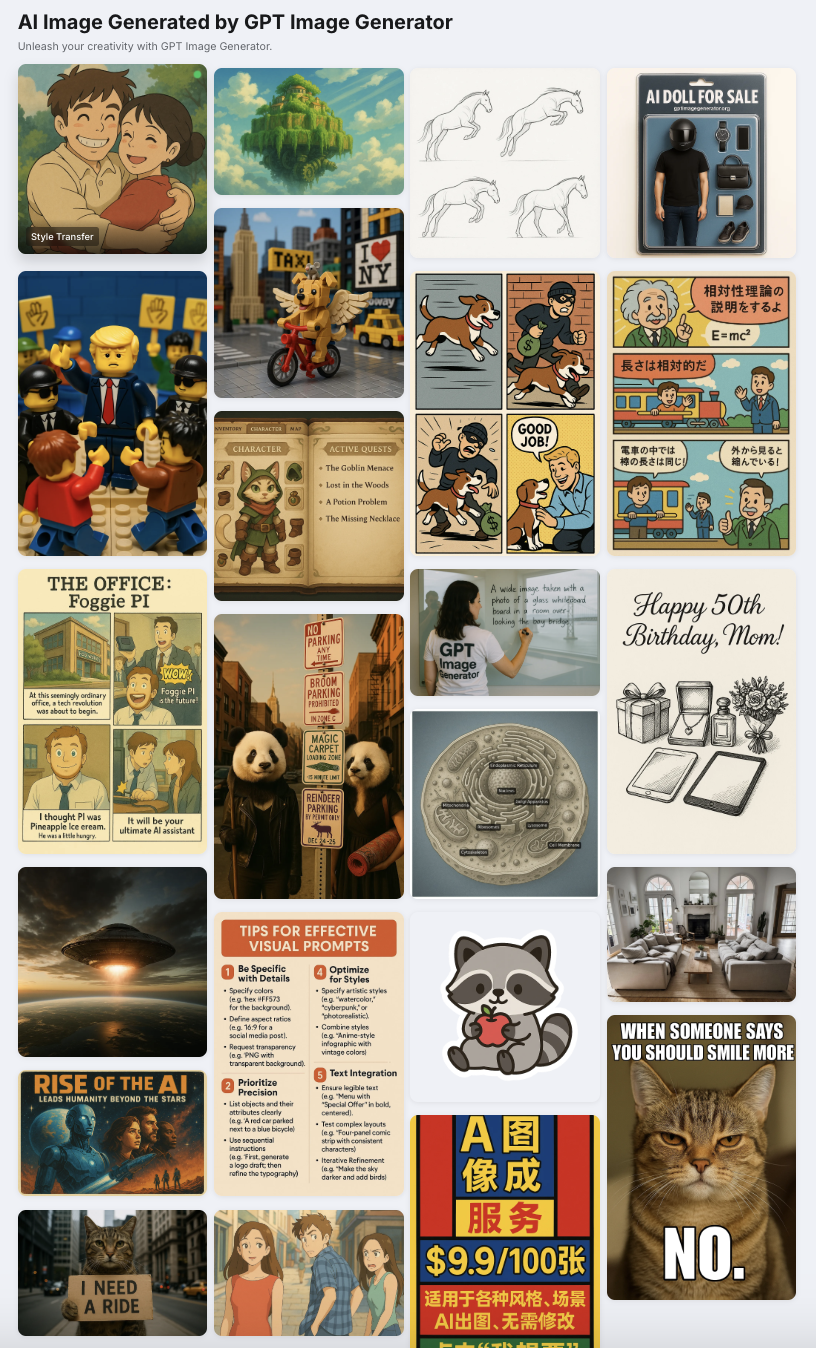 GPTImageGenerator.org  GPT Image Generator Showcase