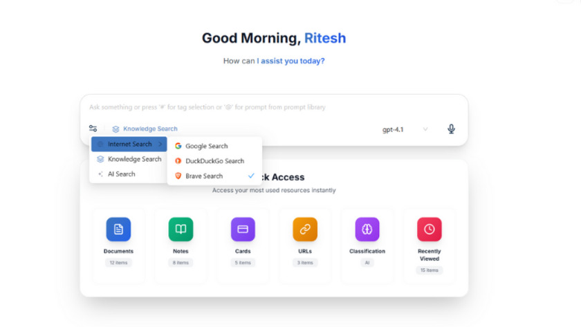 Ve3 PromptX Landing Page