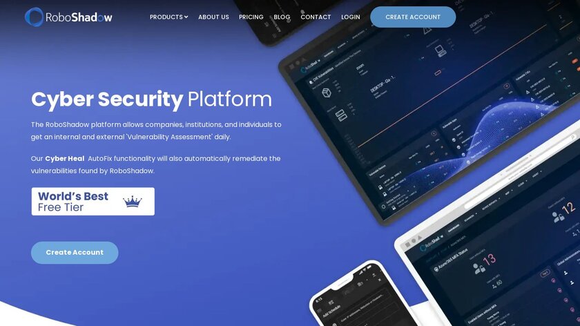 RoboShadow Landing Page