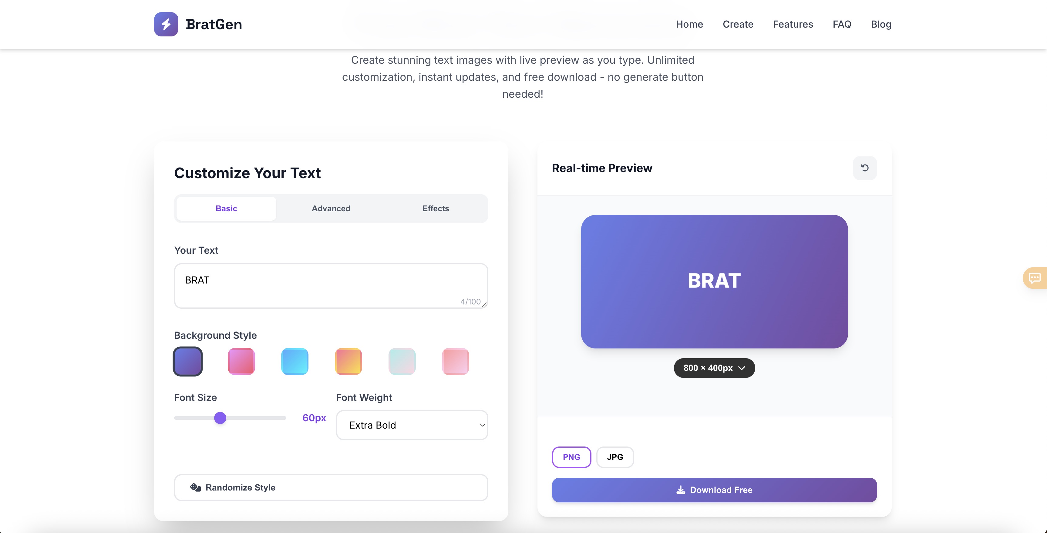 Brat-Text-Generator.org 