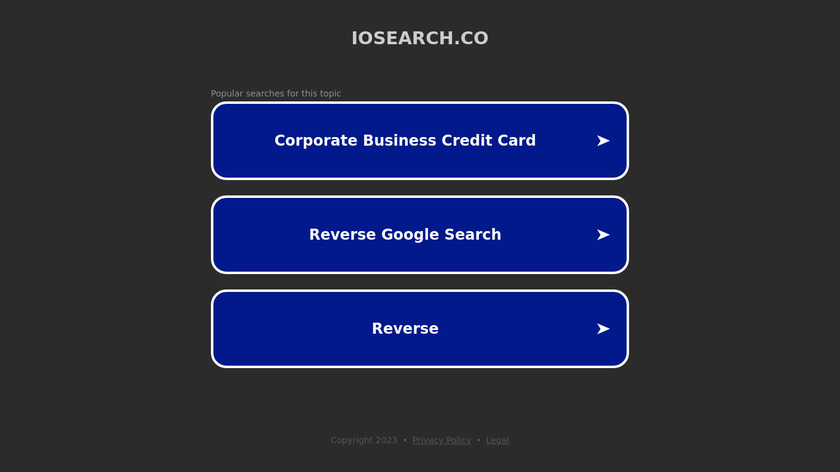 ioSearch Assistant Landing Page