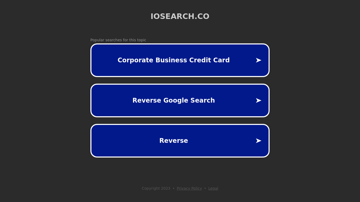 ioSearch Assistant Landing page