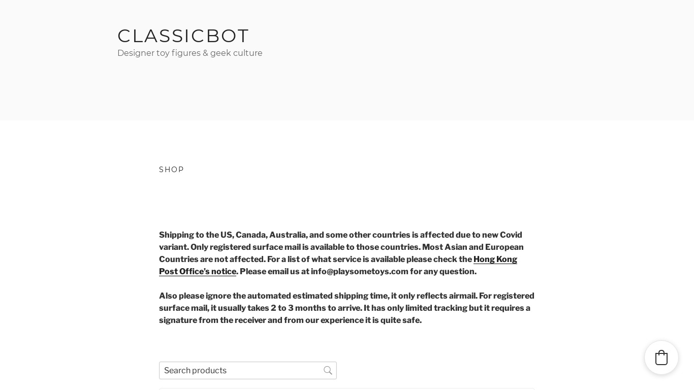 Classicbot Landing page