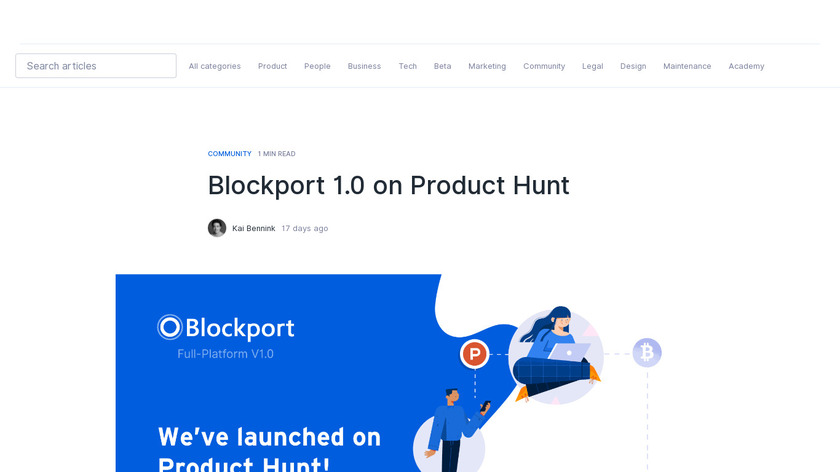 getbux.com Blockport Landing Page