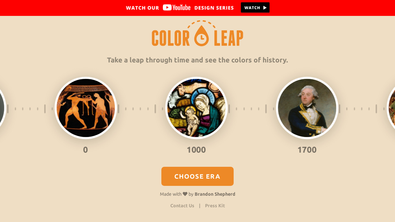 Color Leap Landing page