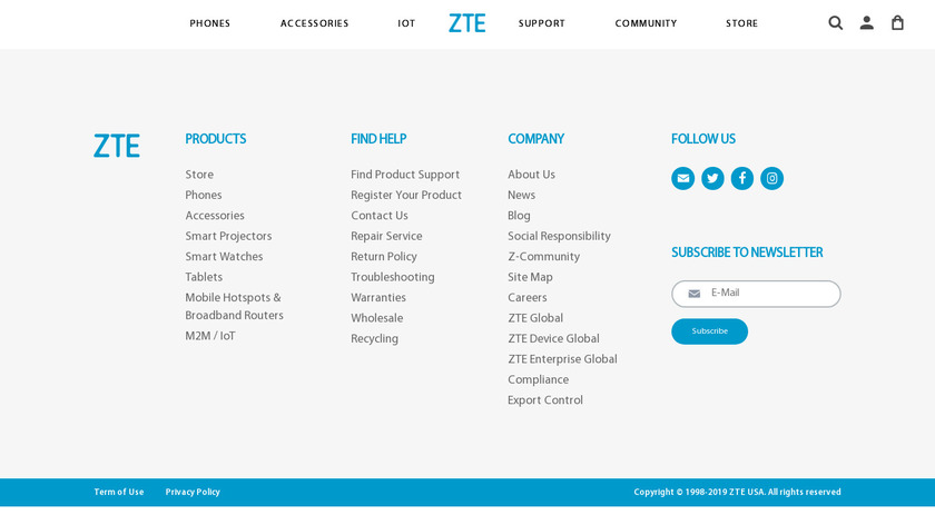 Axon M Landing Page