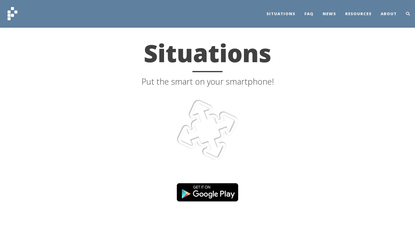 Situations Landing page