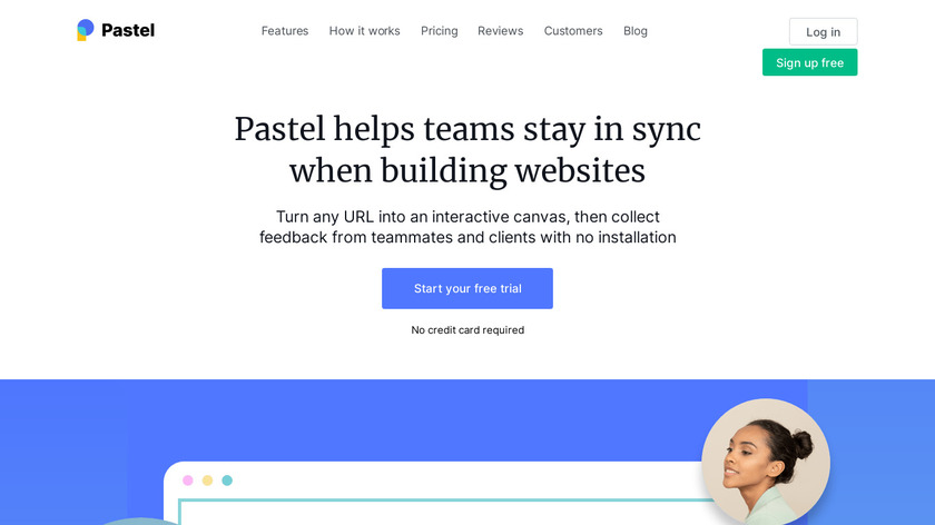 Pastel for Teams Landing Page