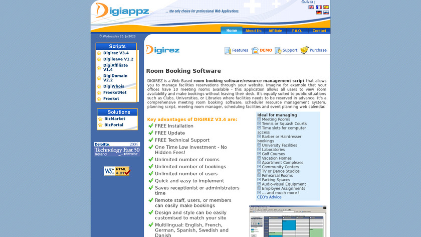DigiRez Landing Page