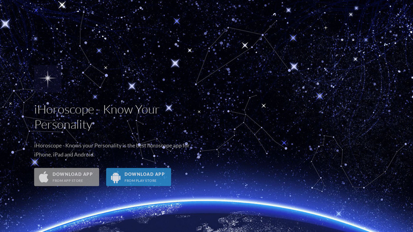 iHoroscope Landing Page