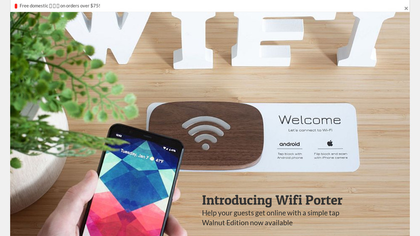 Wifi Porter Landing Page