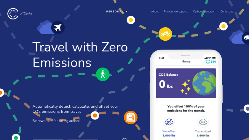 offCents Landing Page