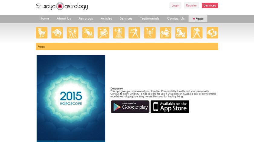 2015 Horoscope Landing Page