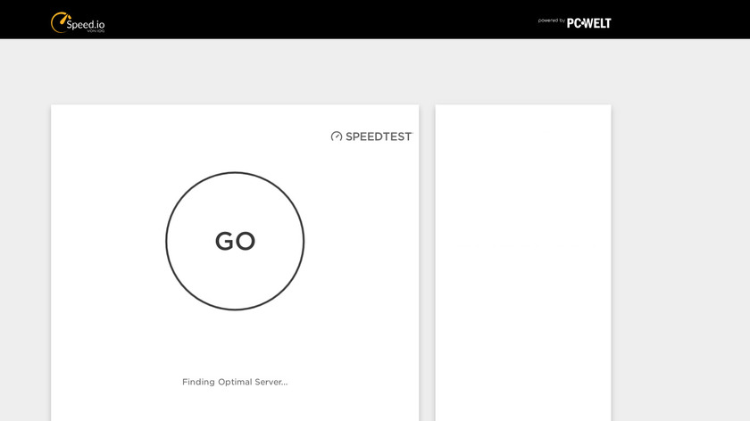 speed.io Landing Page