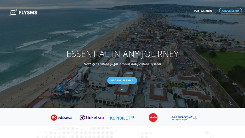 Flysms Landing Page