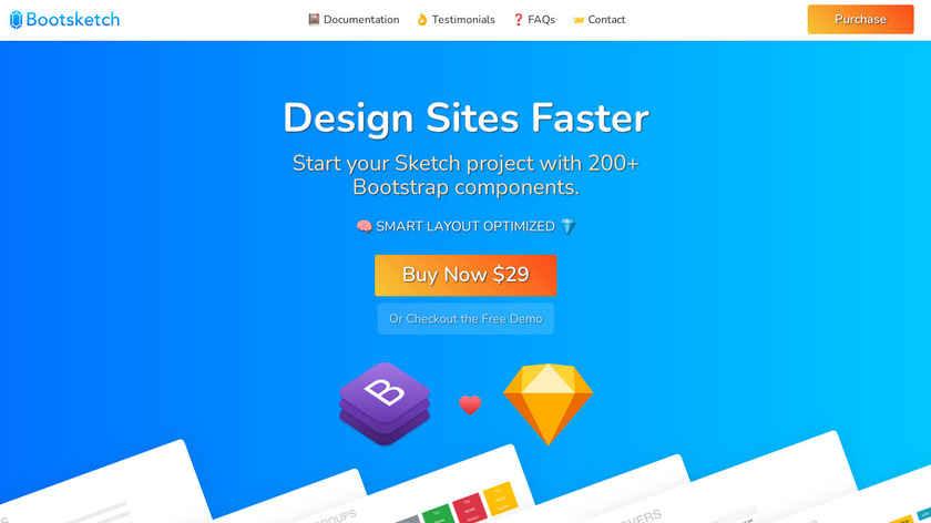 Bootsketch Landing Page