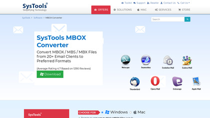 SysTools MBOX Converter image