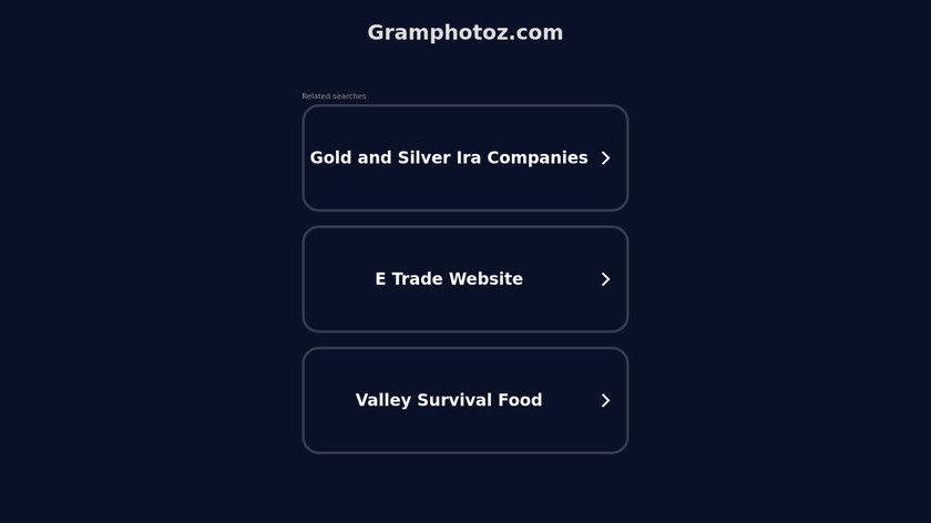 GramPhotoz Landing Page