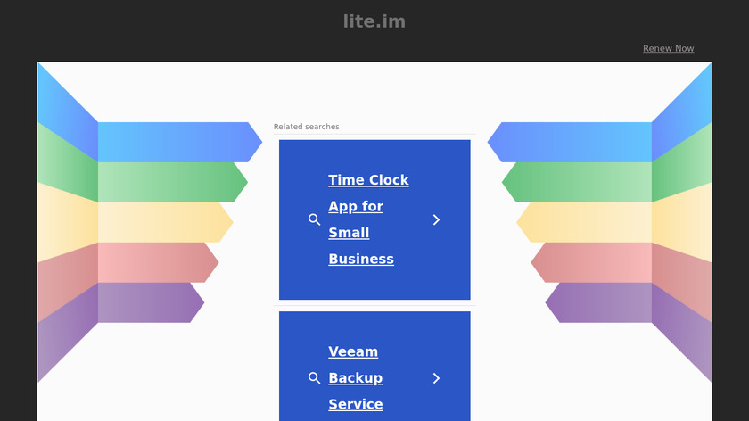 Lite IM Landing Page