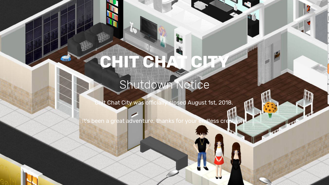 Chit Chat City Landing page
