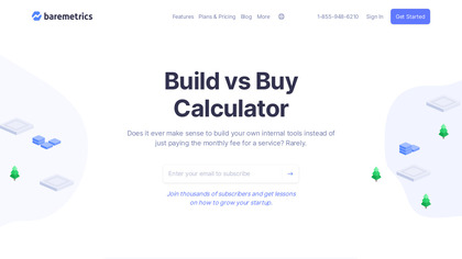 Build vs. Buy Calculator image