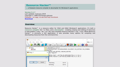 Resource Hacker screenshot