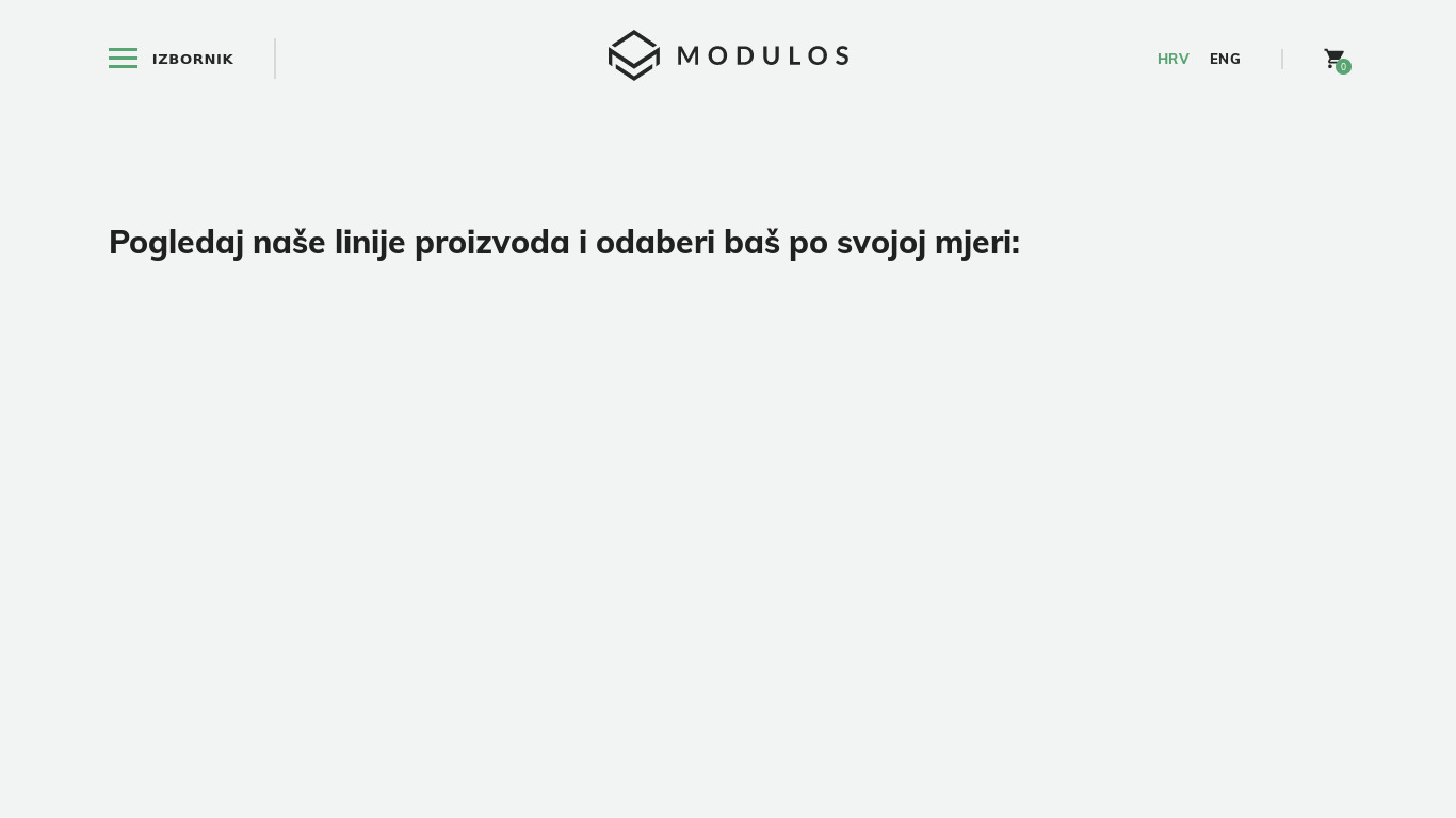 Modulos Landing page
