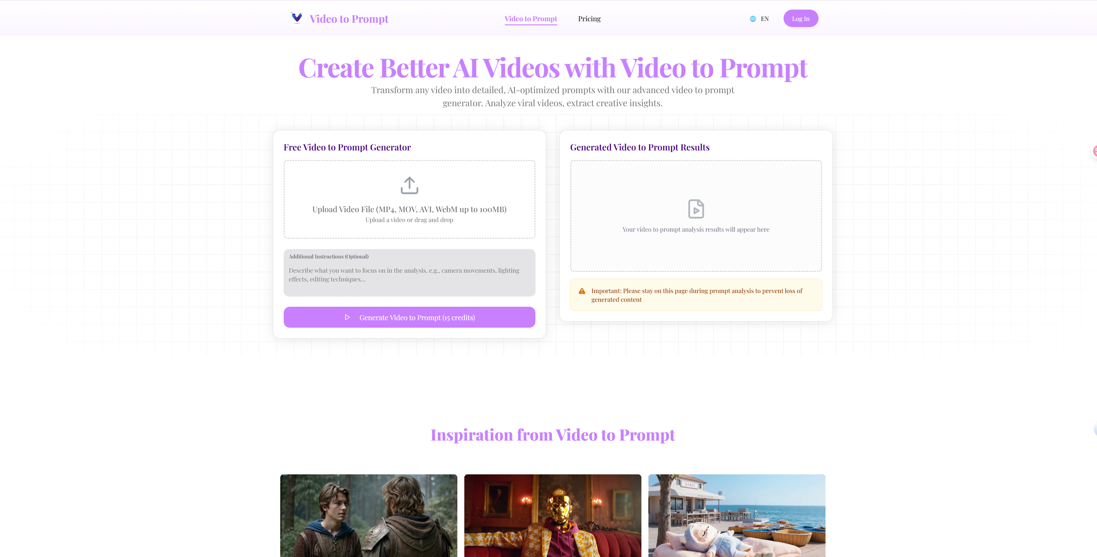 VideotoPrompt.art 