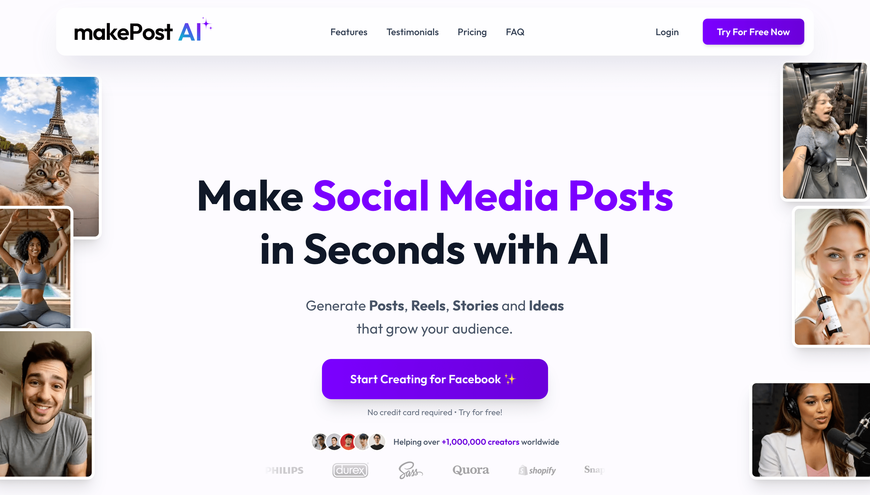 MakePostAI AI content creator